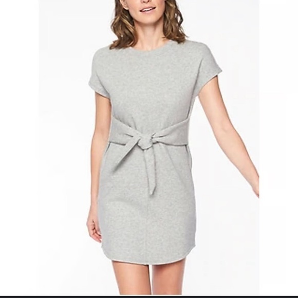 Athleta Dresses & Skirts - ATHLETA Grey Jersey Mini Dress XL